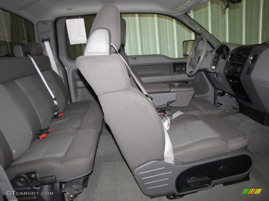 2005 F150 XLT SuperCab 4x4 - Dark Shadow Grey Metallic / Medium Flint Grey photo #10