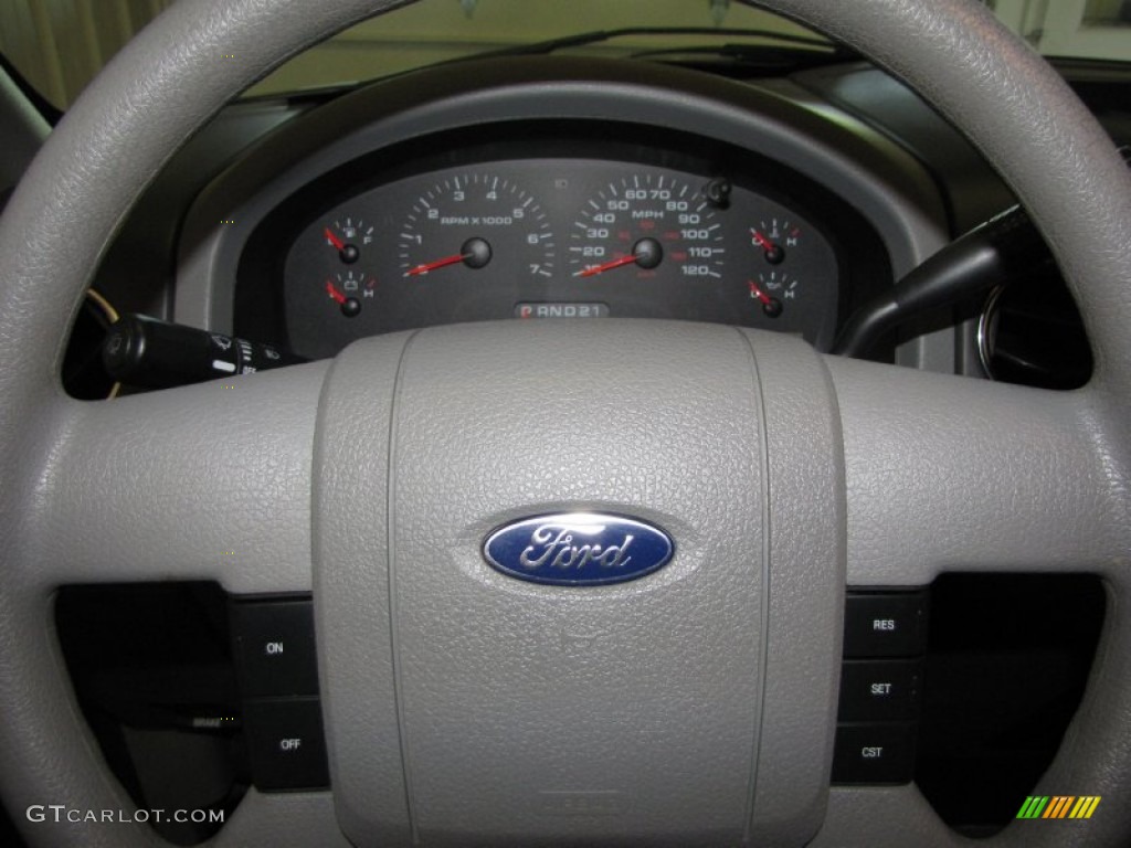 2005 F150 XLT SuperCab 4x4 - Dark Shadow Grey Metallic / Medium Flint Grey photo #18