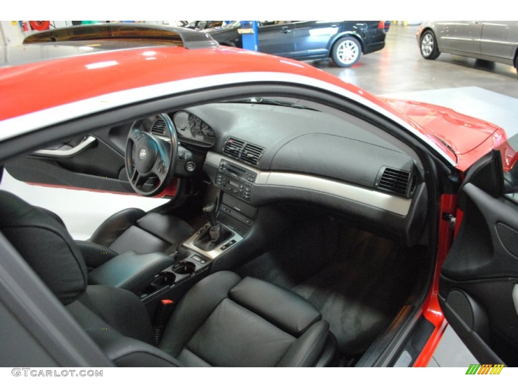 2004 3 Series 325i Coupe - Electric Red / Black photo #24