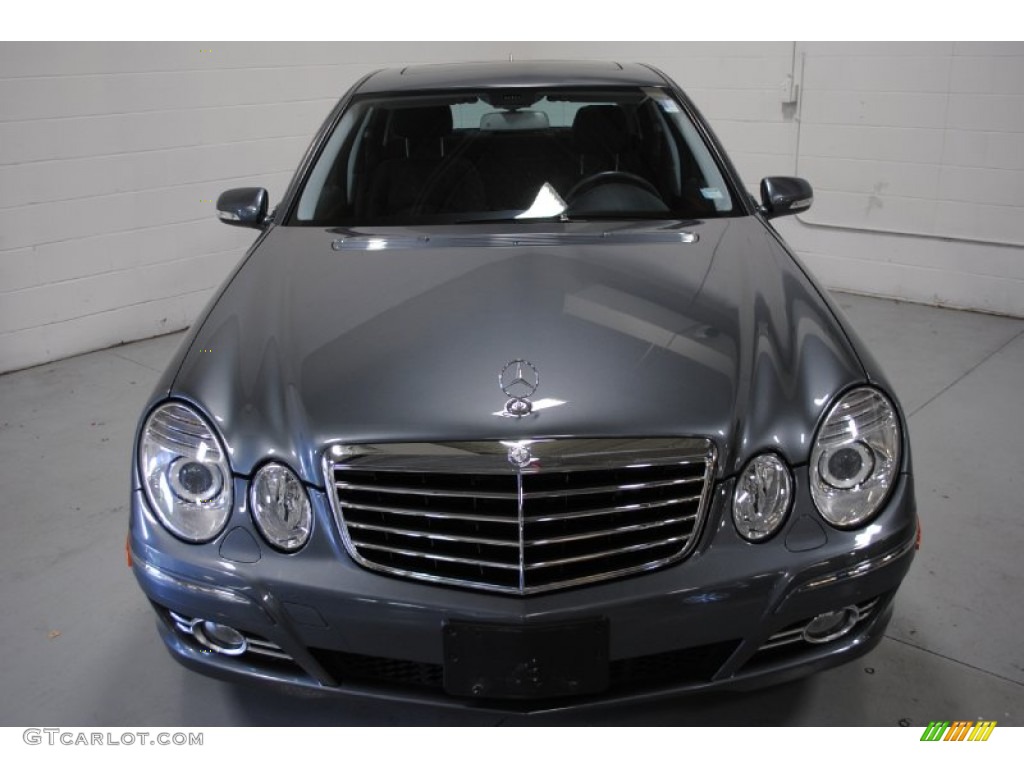2008 E 550 Sedan - Flint Grey Metallic / Black photo #2