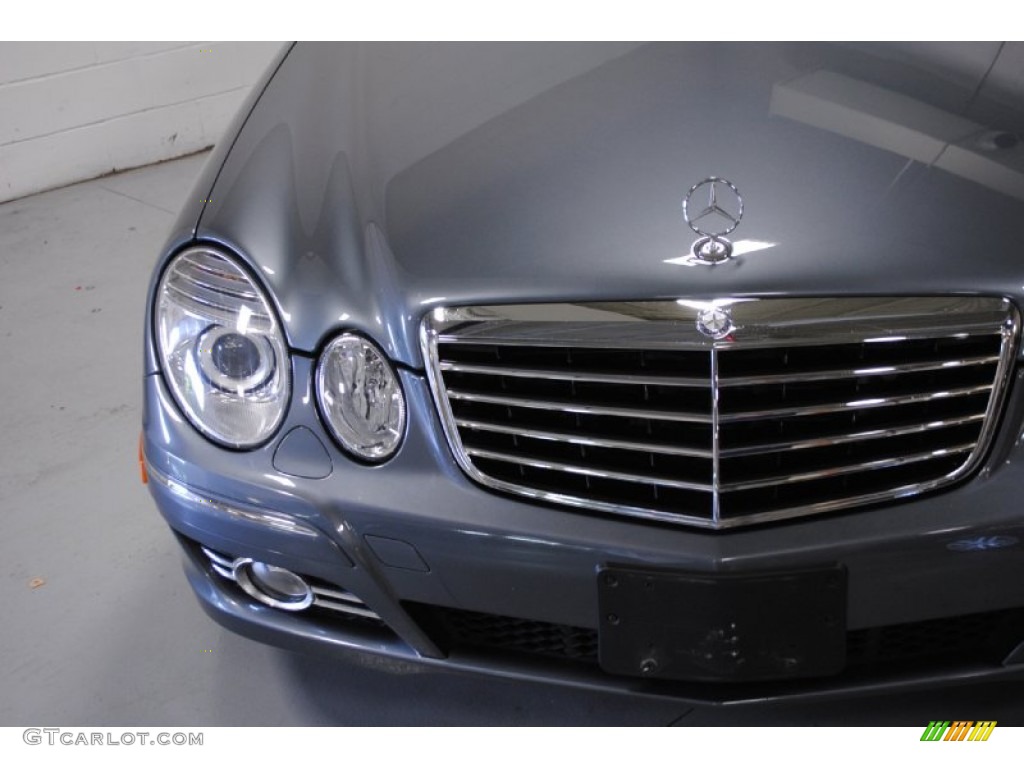 2008 E 550 Sedan - Flint Grey Metallic / Black photo #3