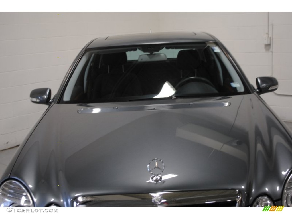 2008 E 550 Sedan - Flint Grey Metallic / Black photo #5