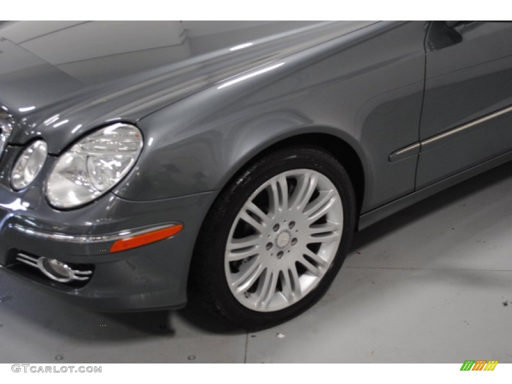 2008 E 550 Sedan - Flint Grey Metallic / Black photo #7