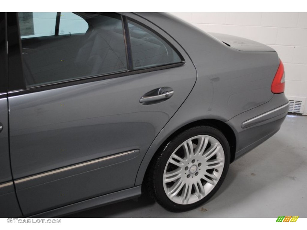 2008 E 550 Sedan - Flint Grey Metallic / Black photo #9