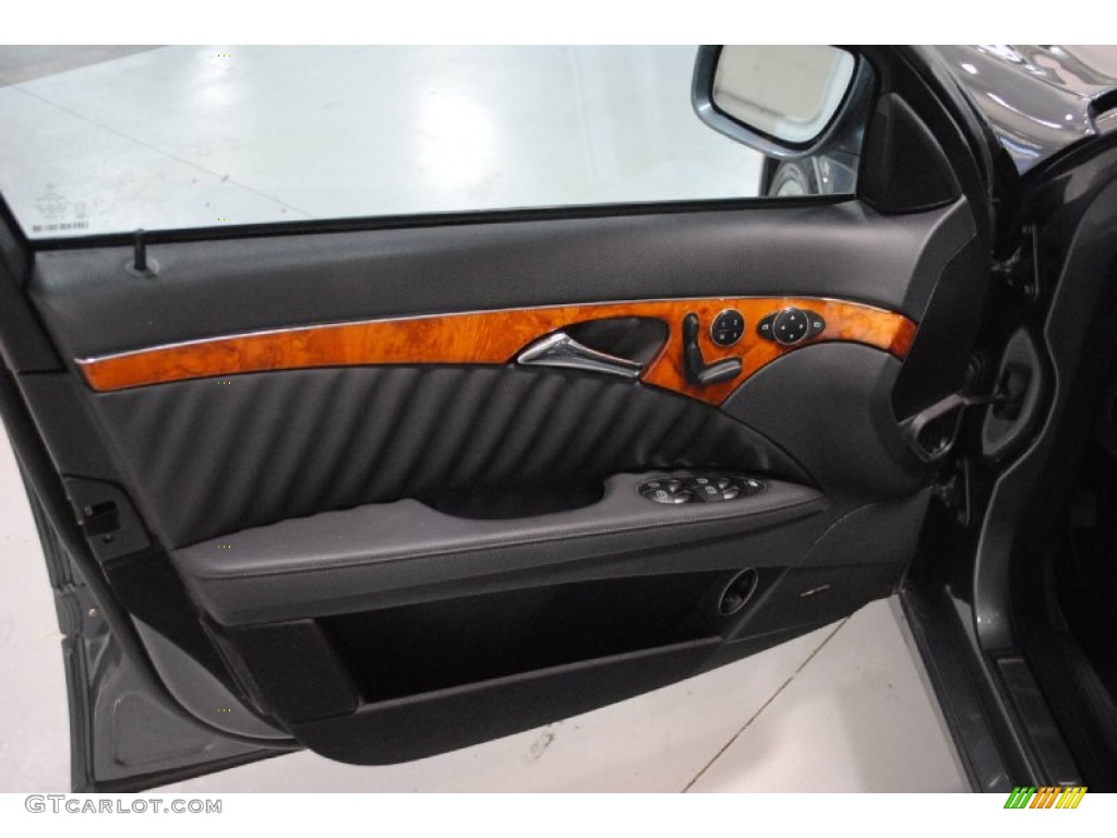 2008 E 550 Sedan - Flint Grey Metallic / Black photo #10