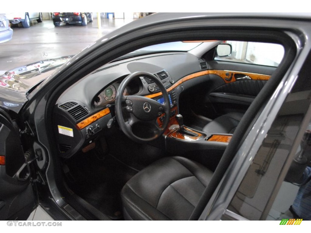 2008 E 550 Sedan - Flint Grey Metallic / Black photo #11