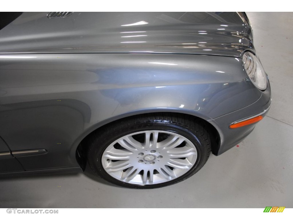 2008 E 550 Sedan - Flint Grey Metallic / Black photo #28