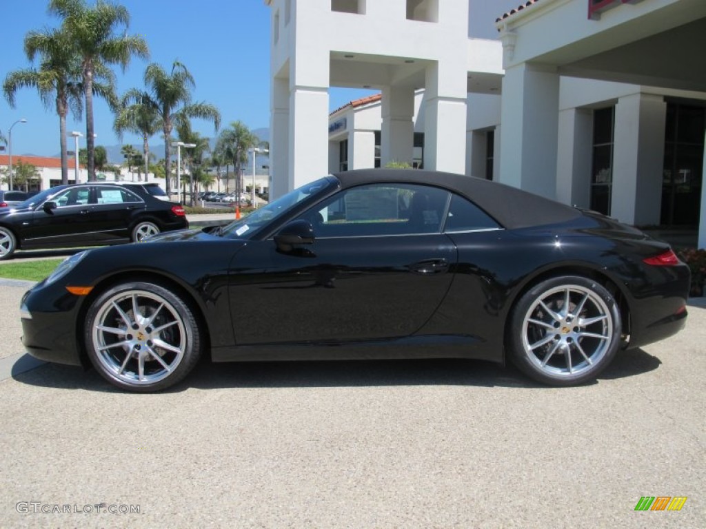 Black 2012 Porsche New 911 Carrera Cabriolet Exterior Photo #65460247
