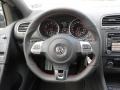 Interlagos Plaid Cloth 2012 Volkswagen GTI 2 Door Steering Wheel