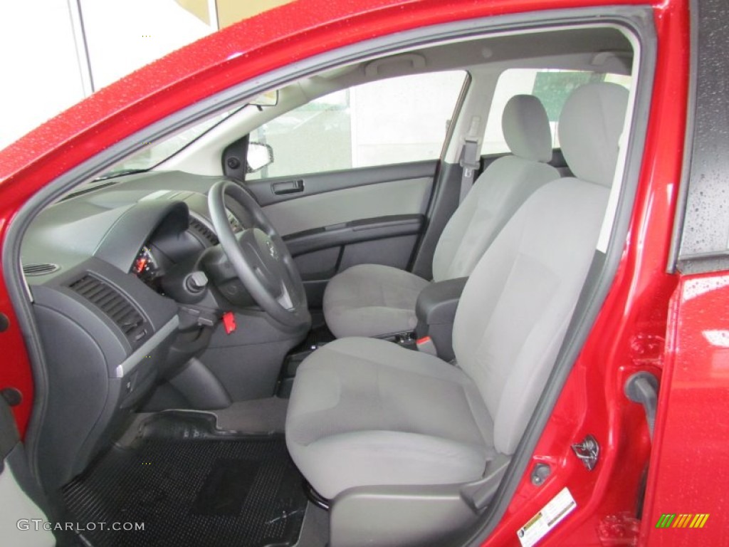 2011 Sentra 2.0 S - Red Brick / Charcoal photo #10