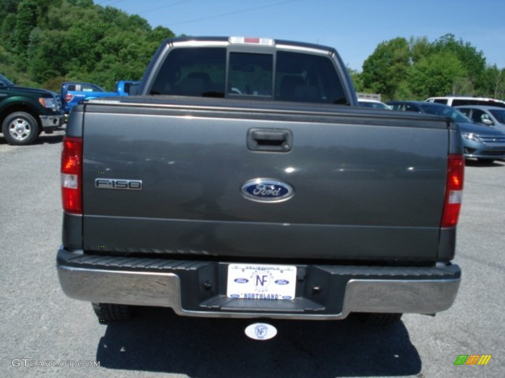 2004 F150 XLT SuperCab 4x4 - Dark Shadow Grey Metallic / Medium/Dark Flint photo #7