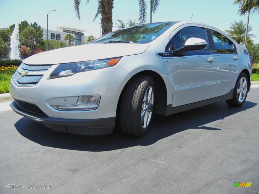 Silver Ice Metallic 2012 Chevrolet Volt Hatchback Exterior Photo #65462848