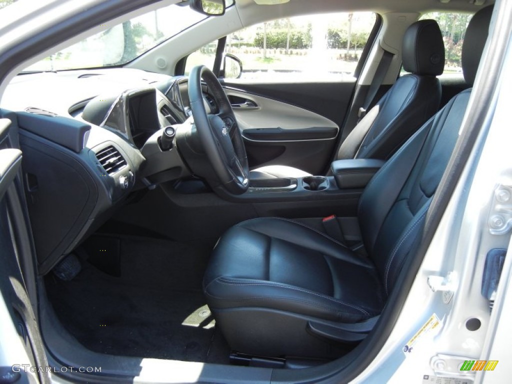 Jet Black/Dark Accents Interior 2012 Chevrolet Volt Hatchback Photo #65462959