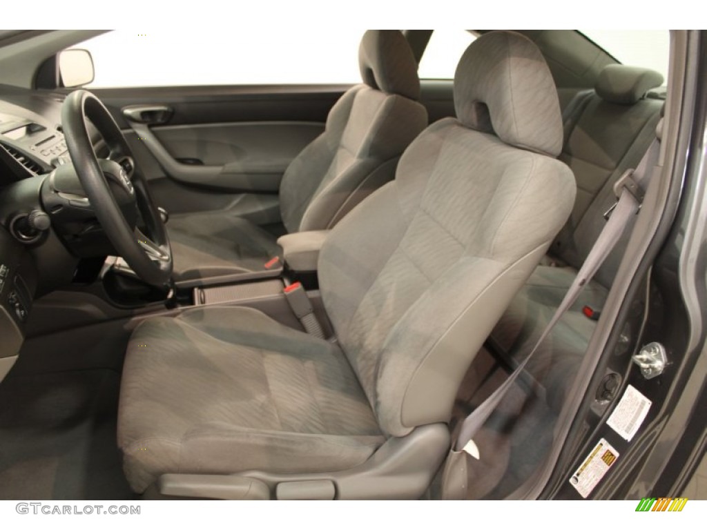 Gray Interior 2009 Honda Civic LX Coupe Photo #65464312