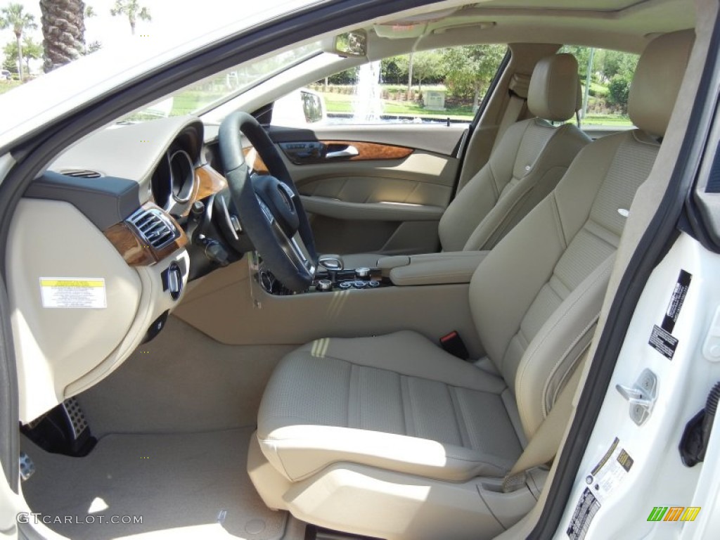 Almond/Mocha Interior 2012 Mercedes-Benz CLS 63 AMG Photo #65465059