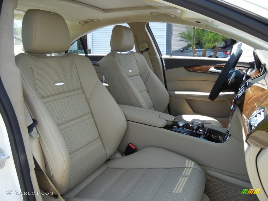 2012 CLS 63 AMG - Diamond White Metallic / Almond/Mocha photo #18