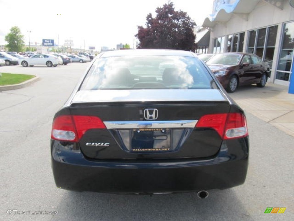 2010 Civic LX-S Sedan - Crystal Black Pearl / Black photo #3