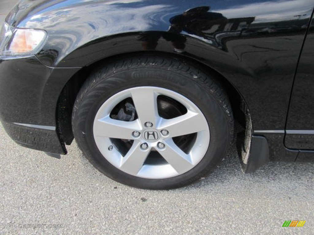 2010 Civic LX-S Sedan - Crystal Black Pearl / Black photo #6