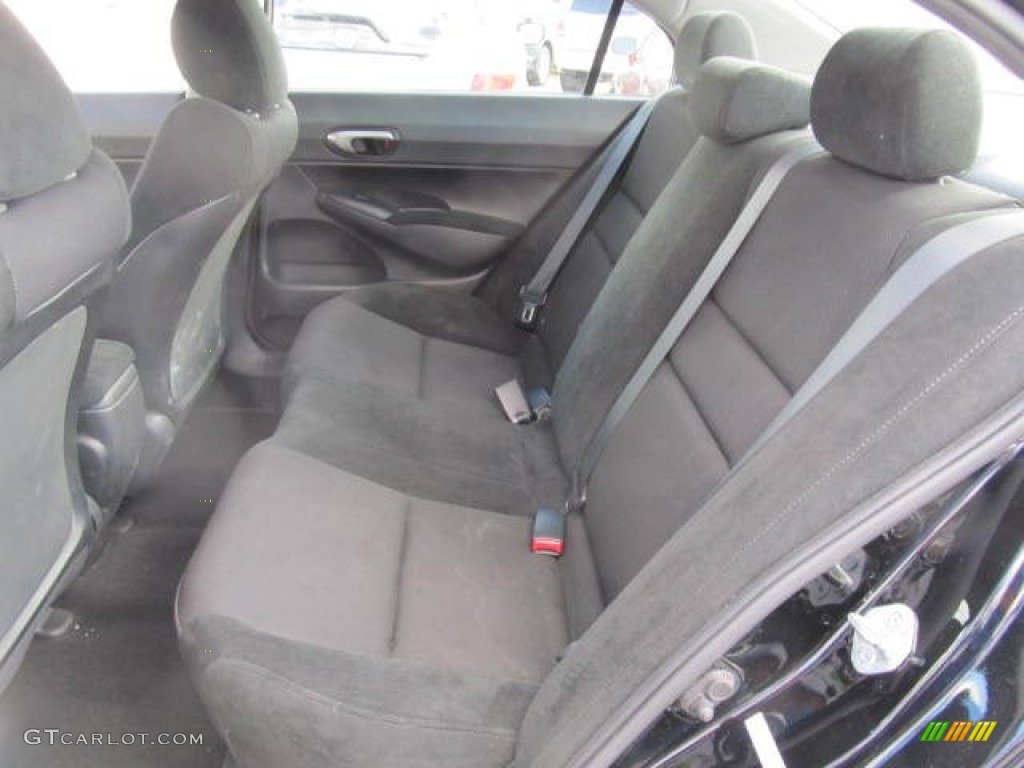 2010 Civic LX-S Sedan - Crystal Black Pearl / Black photo #9