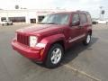 2012 Deep Cherry Red Crystal Pearl Jeep Liberty Latitude  photo #1