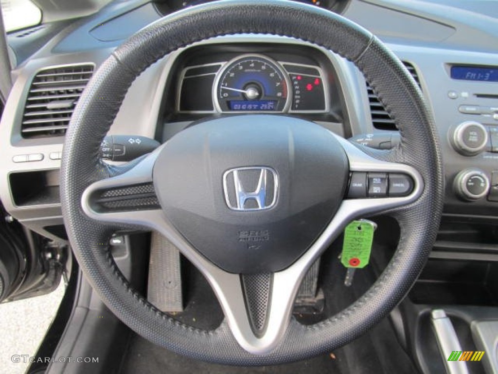 2010 Civic LX-S Sedan - Crystal Black Pearl / Black photo #10