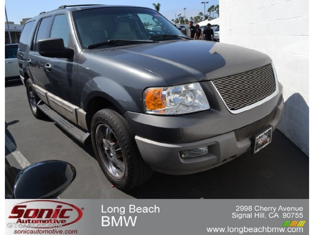 2003 Expedition XLT - Dark Shadow Grey Metallic / Flint Grey photo #1