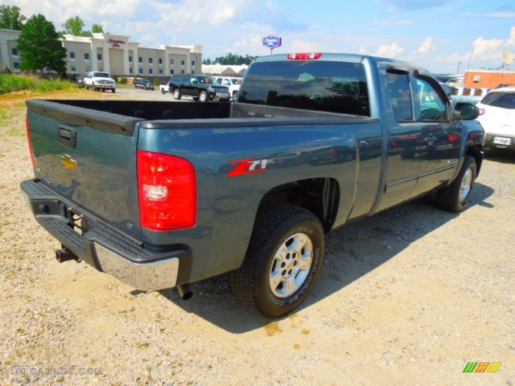 2009 Silverado 1500 LT Extended Cab - Imperial Blue Metallic / Ebony photo #6