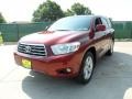 2008 Salsa Red Pearl Toyota Highlander Limited  photo #7