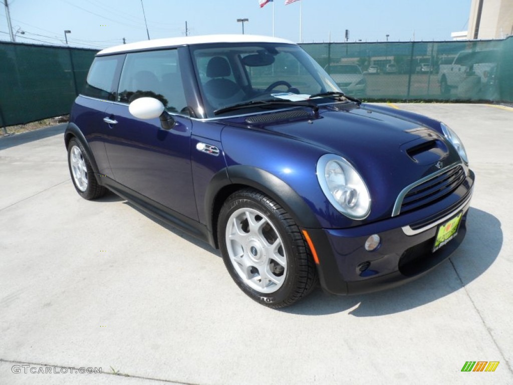2006 Cooper S Hardtop - Space Blue Metallic / Space Gray/Panther Black photo #1