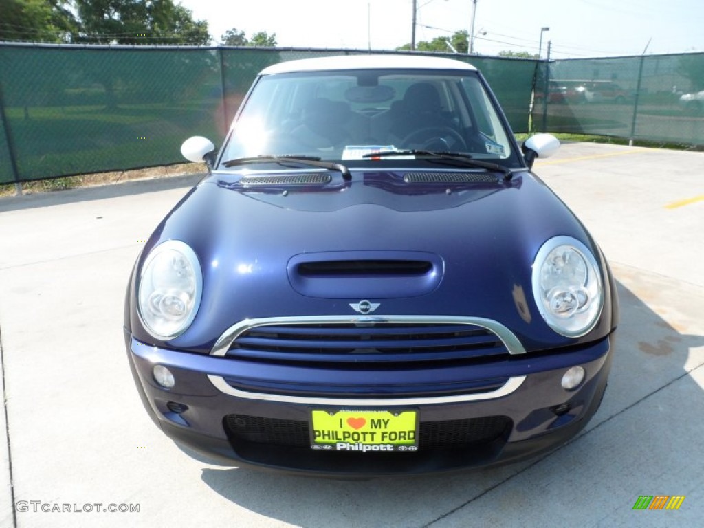 2006 Cooper S Hardtop - Space Blue Metallic / Space Gray/Panther Black photo #8