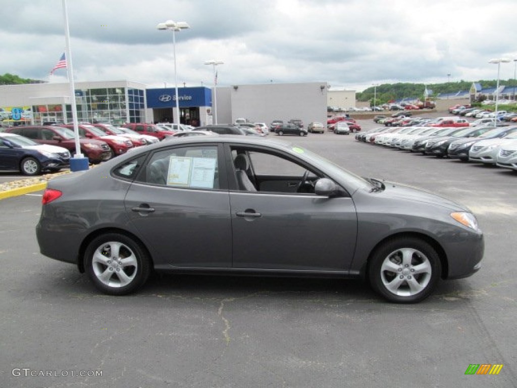 2009 Elantra SE Sedan - Carbon Gray / Gray photo #2