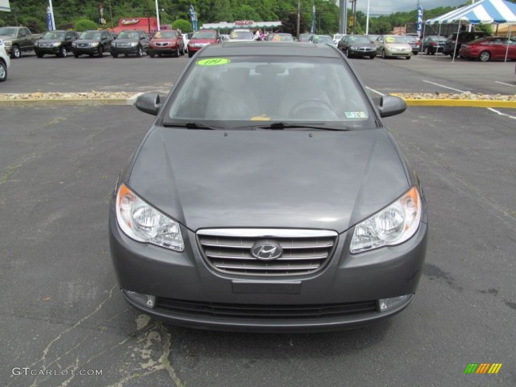 2009 Elantra SE Sedan - Carbon Gray / Gray photo #5
