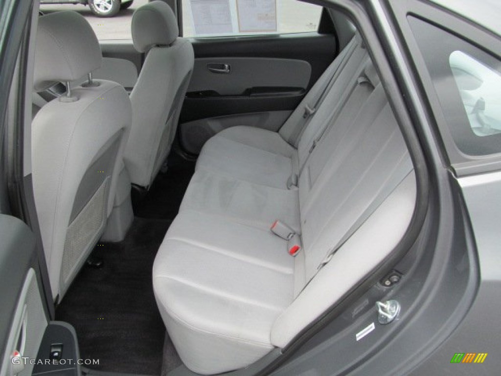 2009 Elantra SE Sedan - Carbon Gray / Gray photo #14