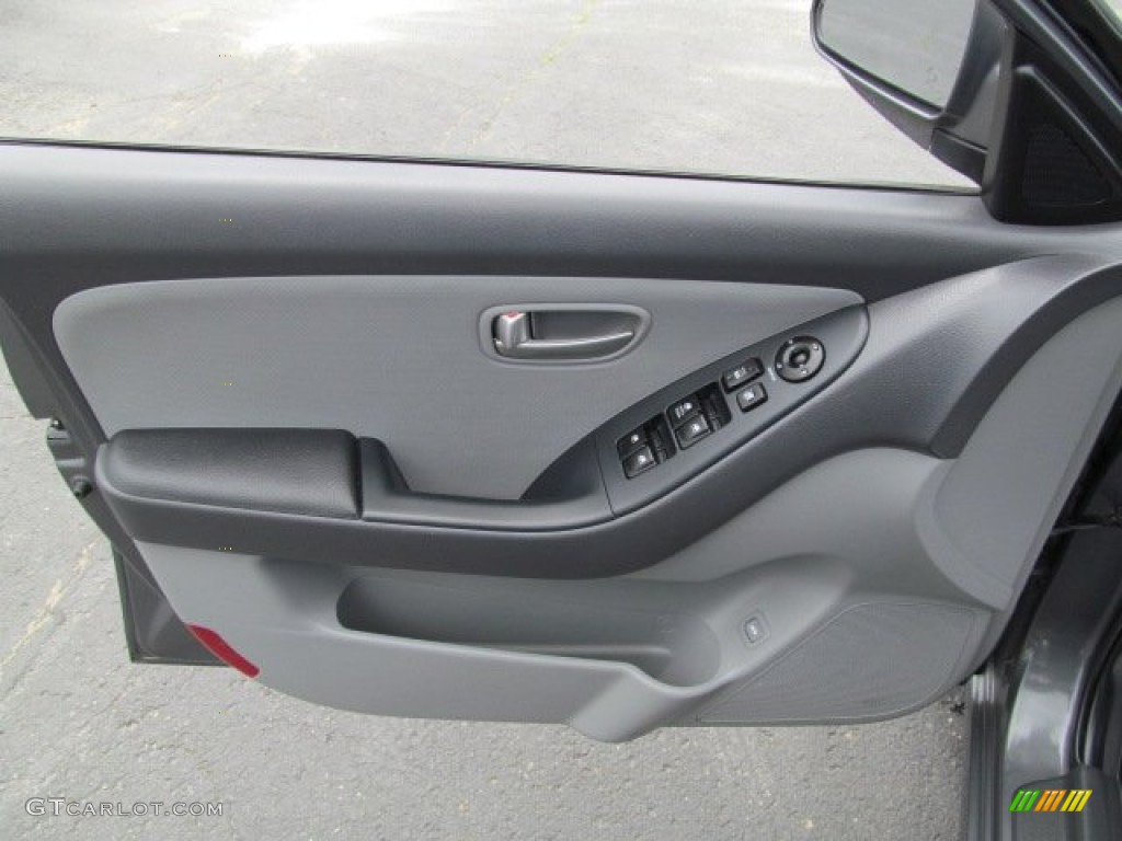 2009 Elantra SE Sedan - Carbon Gray / Gray photo #15