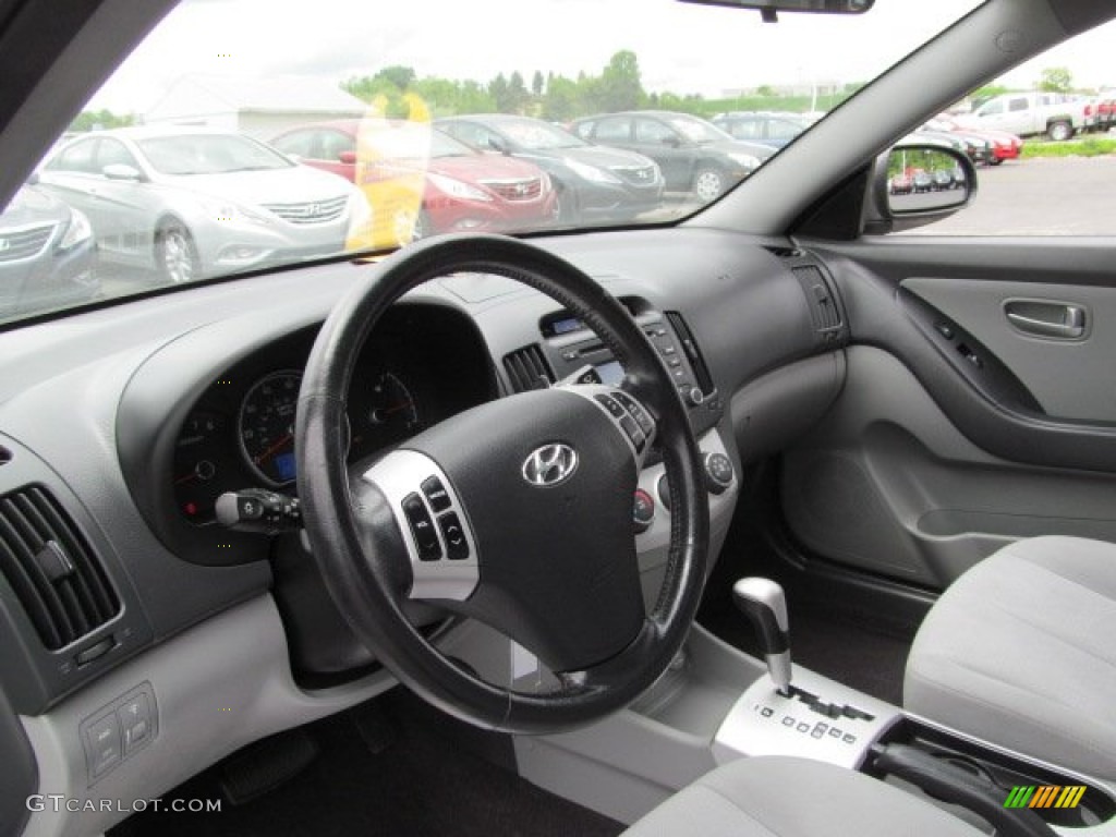 2009 Elantra SE Sedan - Carbon Gray / Gray photo #16