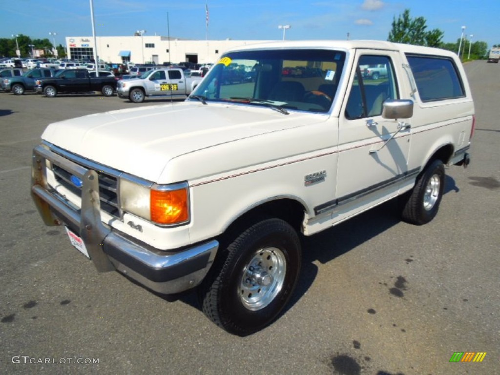 Colonial White Ford Bronco