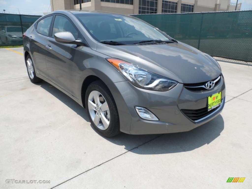 2013 Elantra GLS - Harbor Gray Metallic / Gray photo #1
