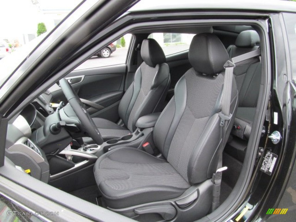 2012 Veloster  - Ultra Black / Black photo #5