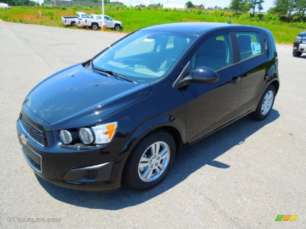 2012 Sonic LS Hatch - Black / Jet Black/Dark Titanium photo #1