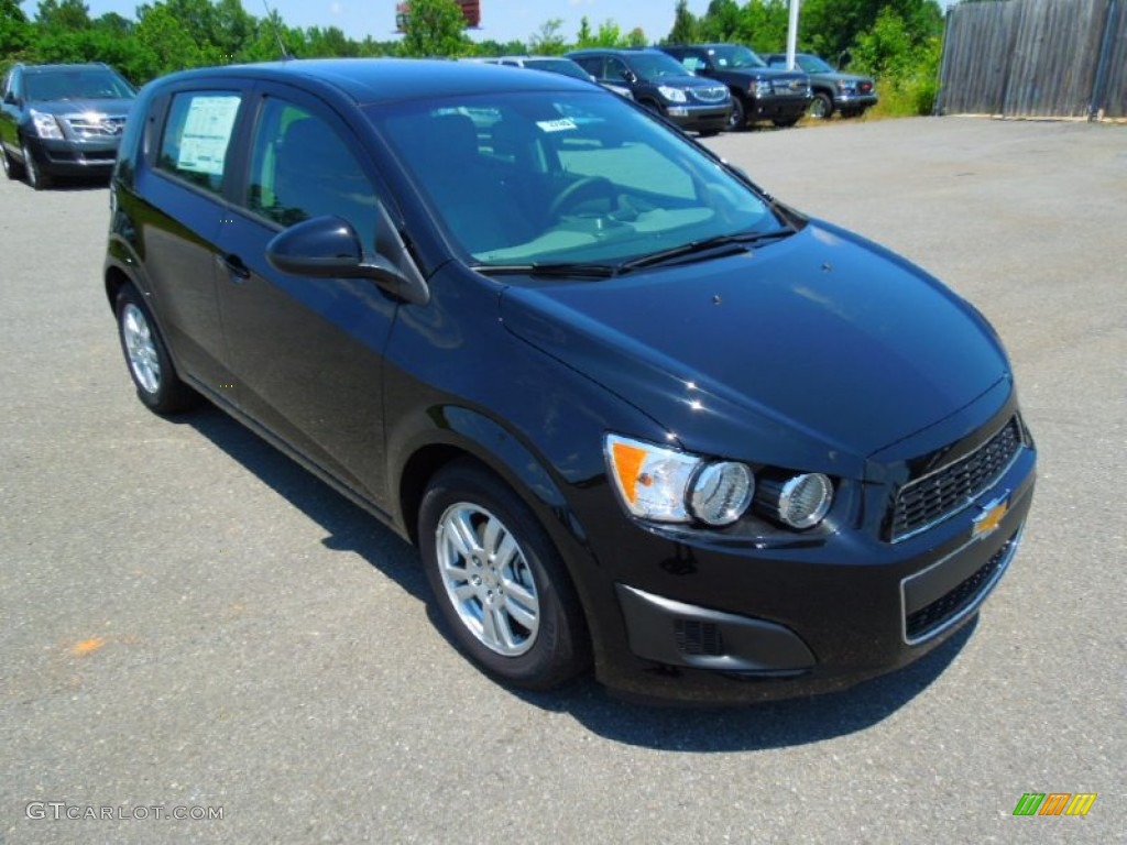 2012 Sonic LS Hatch - Black / Jet Black/Dark Titanium photo #2