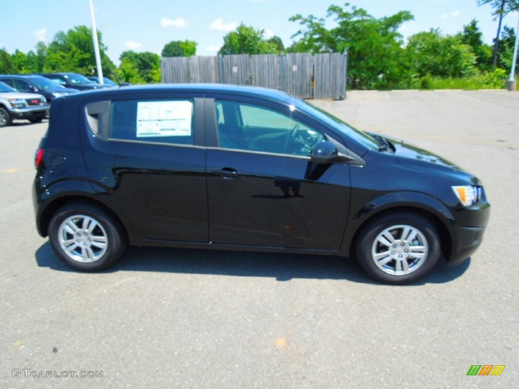2012 Sonic LS Hatch - Black / Jet Black/Dark Titanium photo #3