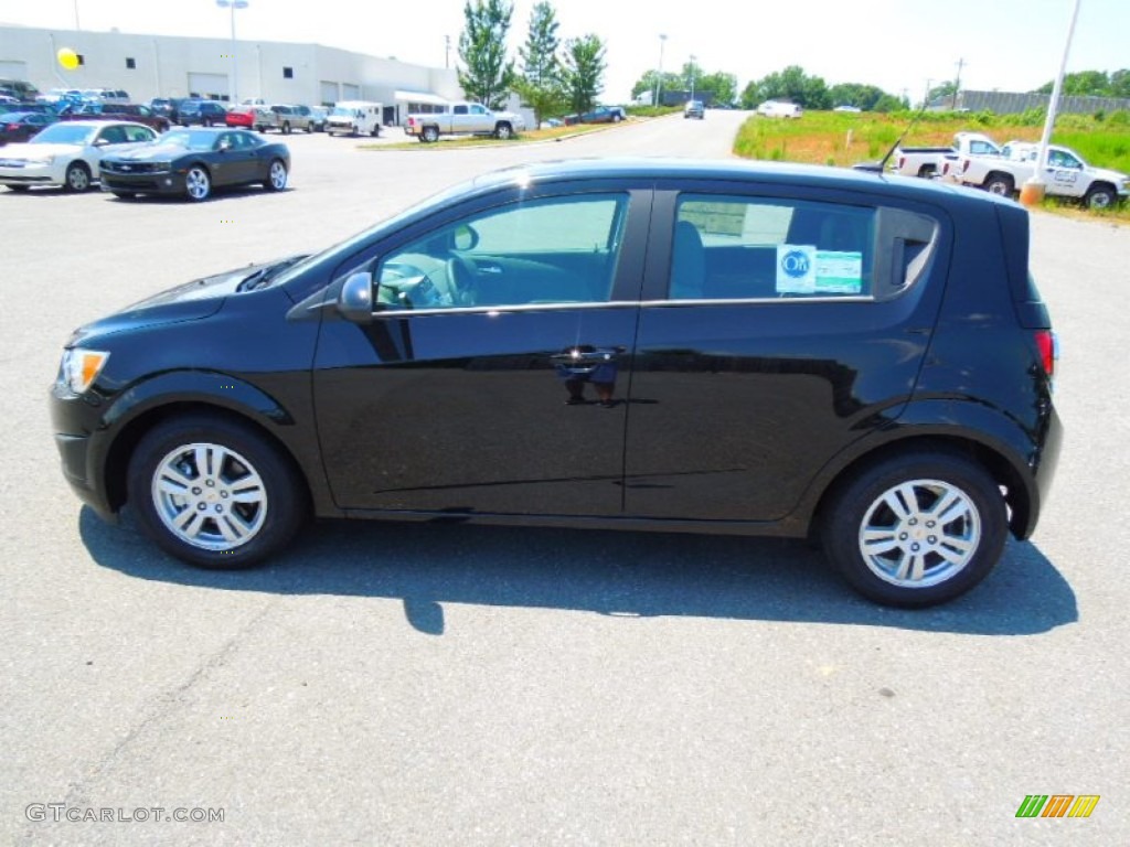 2012 Sonic LS Hatch - Black / Jet Black/Dark Titanium photo #4