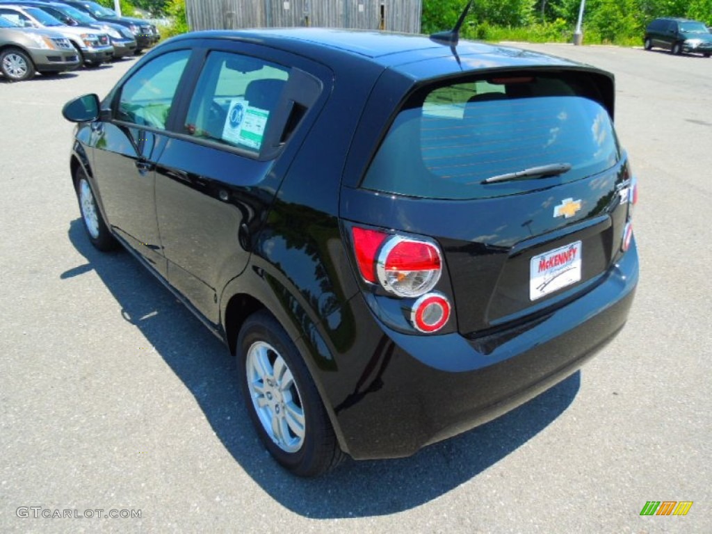 2012 Sonic LS Hatch - Black / Jet Black/Dark Titanium photo #5