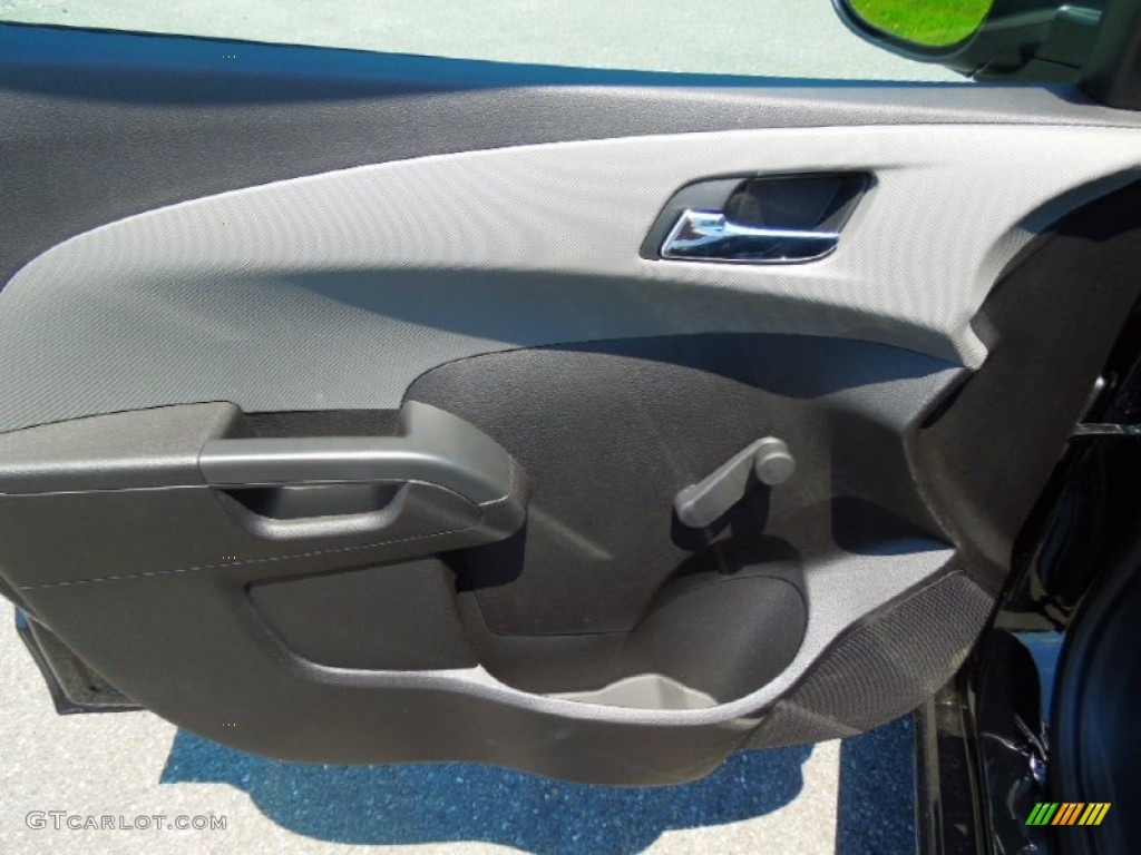 2012 Sonic LS Hatch - Black / Jet Black/Dark Titanium photo #9