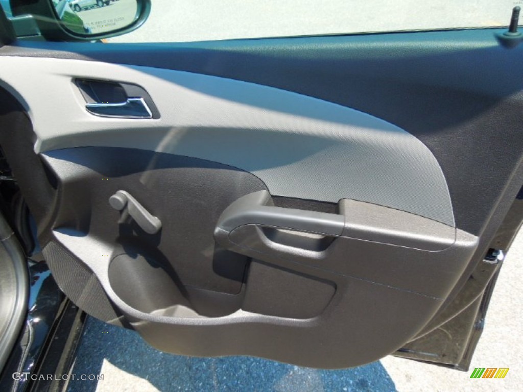 2012 Sonic LS Hatch - Black / Jet Black/Dark Titanium photo #23