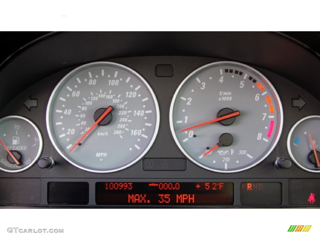 2005 BMW X5 4.8is Gauges Photo #65473993