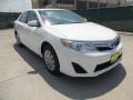 2012 Super White Toyota Camry LE  photo #1