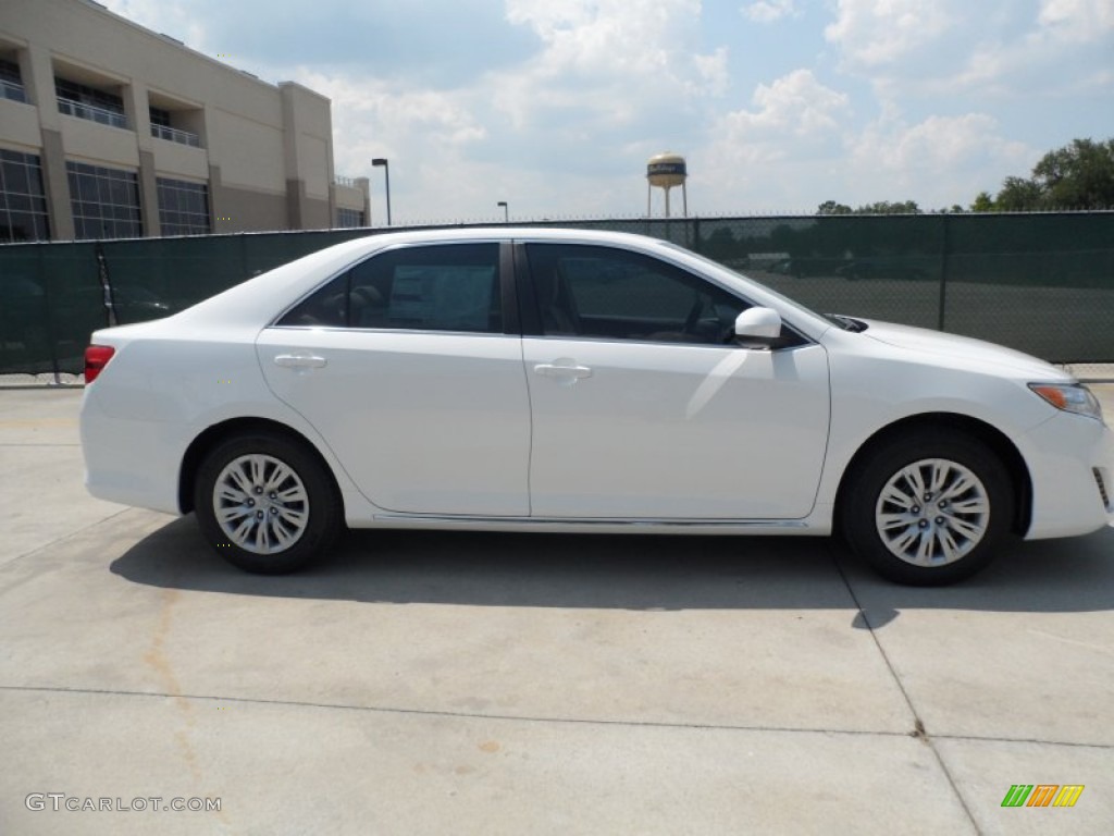 2012 Camry LE - Super White / Ivory photo #2