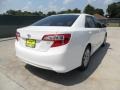 2012 Super White Toyota Camry LE  photo #3