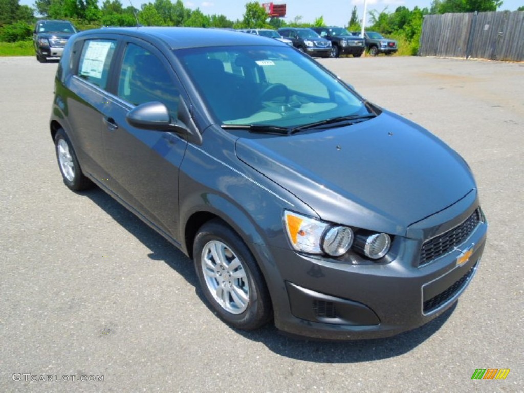 Cyber Gray Metallic 2012 Chevrolet Sonic LT Hatch Exterior Photo #65474995
